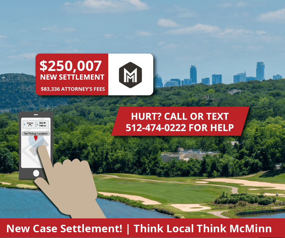 $250,007 new sttlement. $83,336 Attorney's fees. Hurt? Call or Text 512-474-022 for help. New Case Settlement! Think Local Think McMinn.